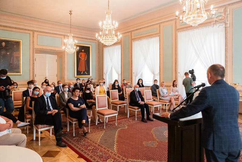 Spotkanie władz miasta Lublina z przedstawicielami laureatów konkursów