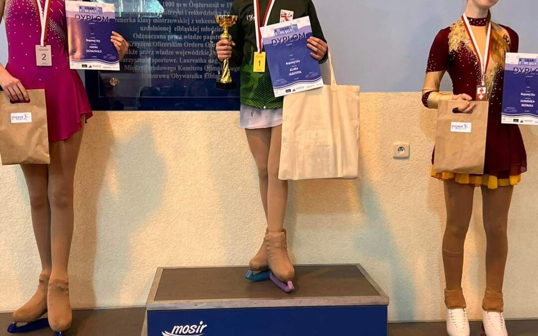 Klara zdobyła złoty medal na Ogólnopolskich Zawodach w Łyżwiarstwie Figurowym Walley Winter Cup