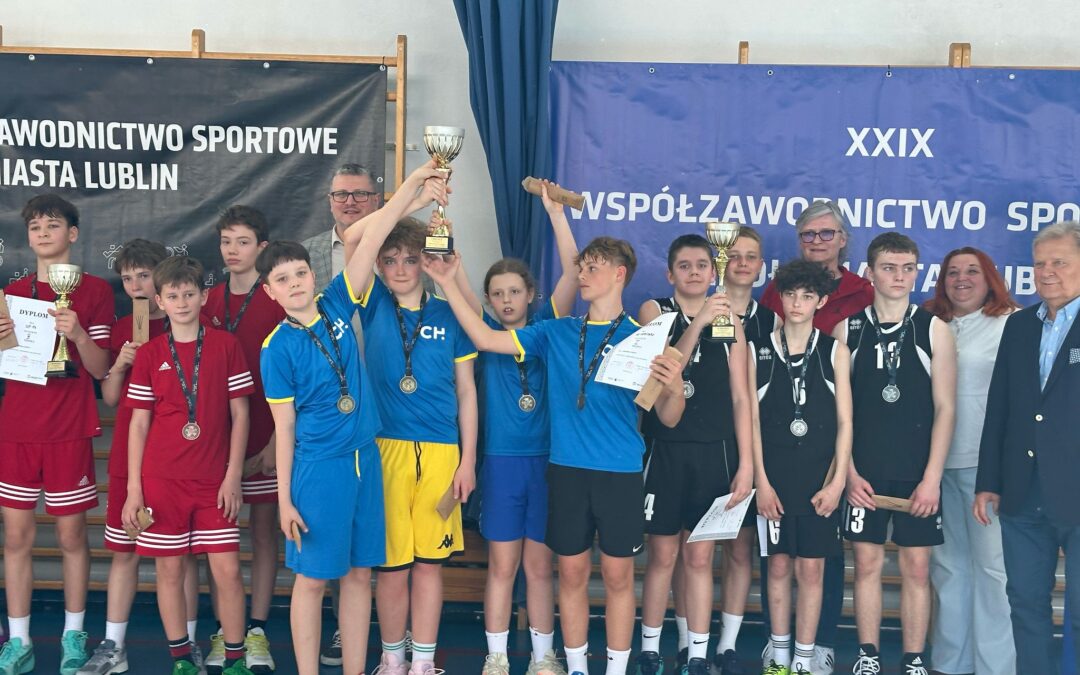 Złoty medal w koszykówce 3×3 dla uczniów Chrobrego.