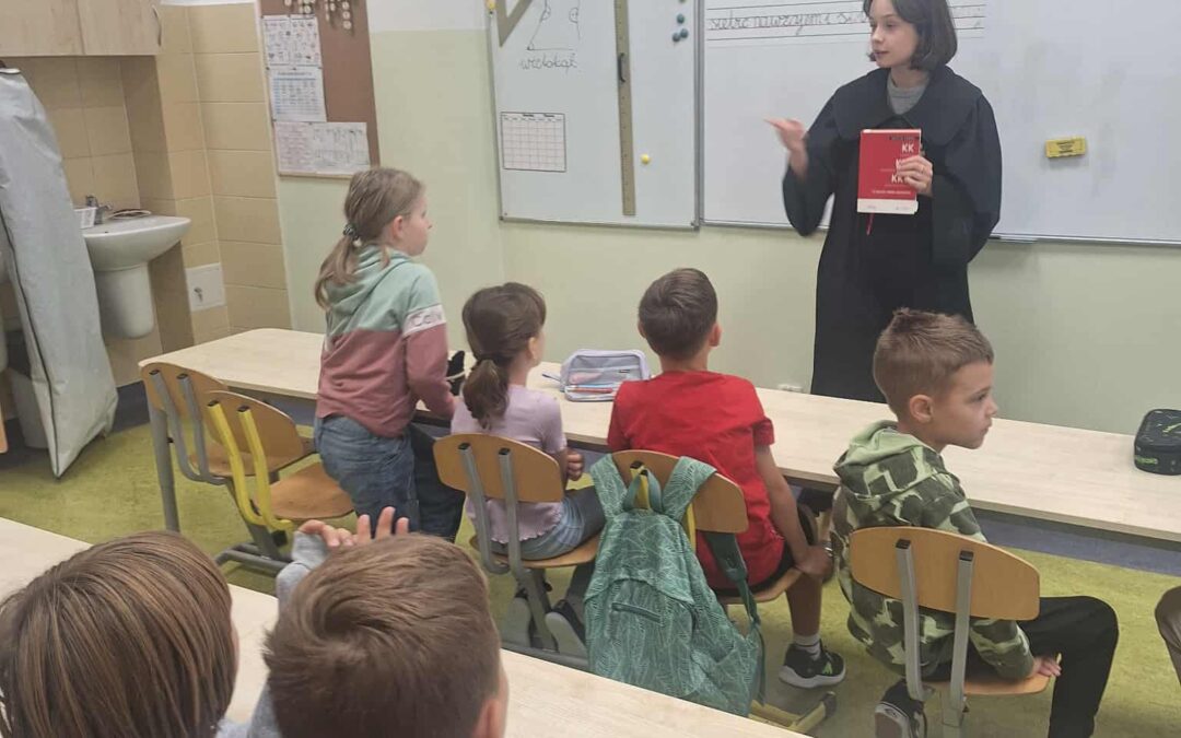 Klasa 2b: spotkanie z prawniczką – hejt, odpowiedzialność i bezpieczeństwo w internecie