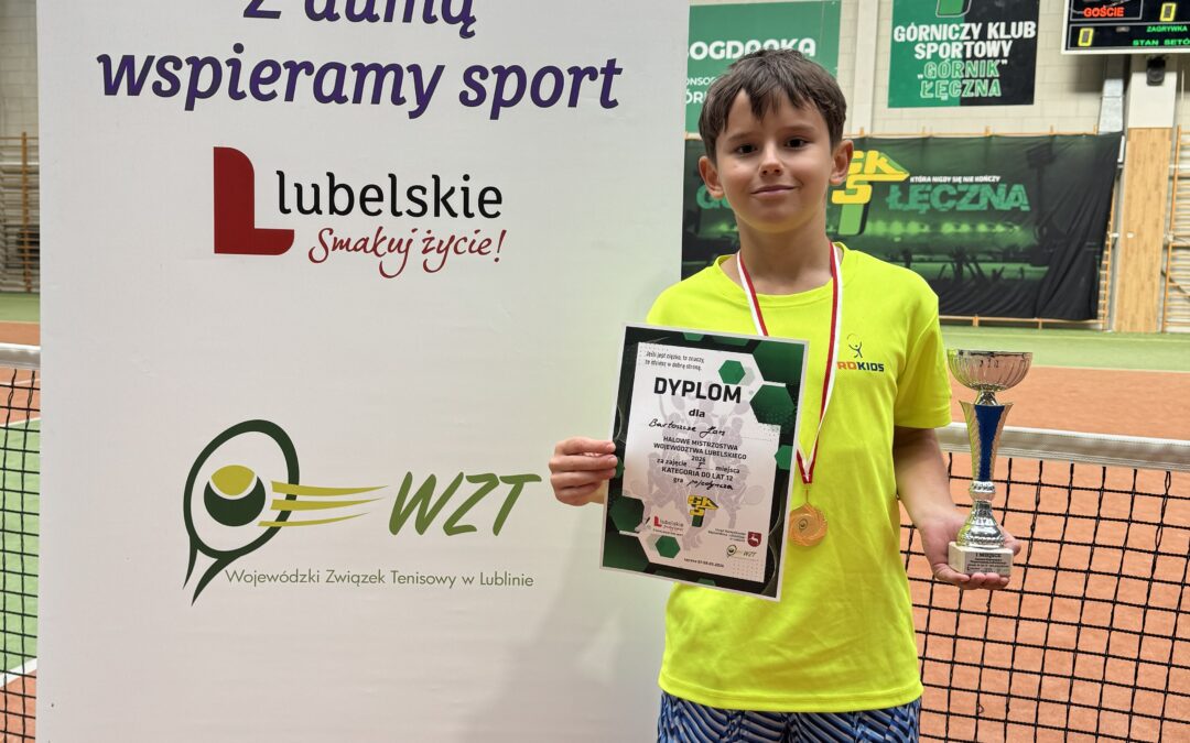 Podwójne mistrzostwo województwa dla naszego ucznia!