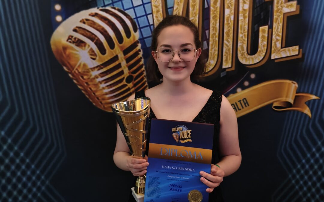 Nagroda Specjalna dla Kasi na GOLDEN VOICE Malta 2026
